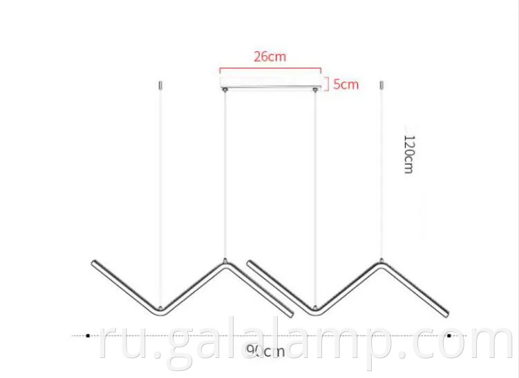 Элегантная северная маленькая люстра для современных ресторанных помещений